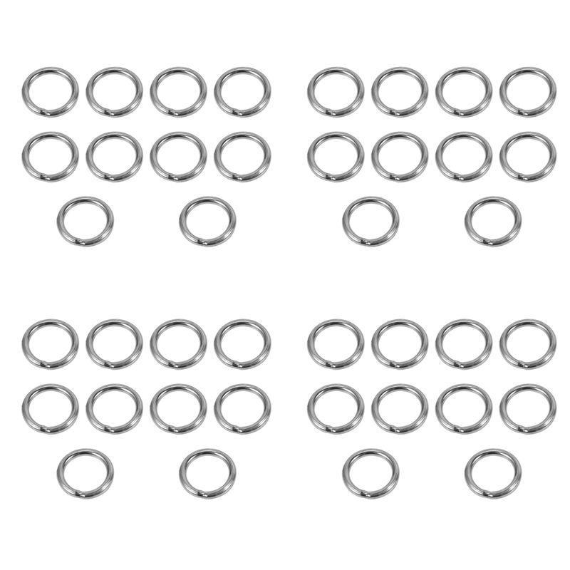 Feb. X 30Mm Stainless Steel Strapping Welded Round O Rings 40 Pcs