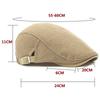 HT4783 Beret Czapka Wiosna Lato Siatkowe Czapki dla Mężczyzn Kobiet Retro Artysta Malarz Beret Oddychająca Czapka Płaska Bluszczowa Regulowane Berety