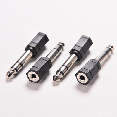 1Pcs 6.5Mm 1/4 Male To 3.5Mm 1/8 Female Stereo Audio Mic Plug Adapter Mini Jack