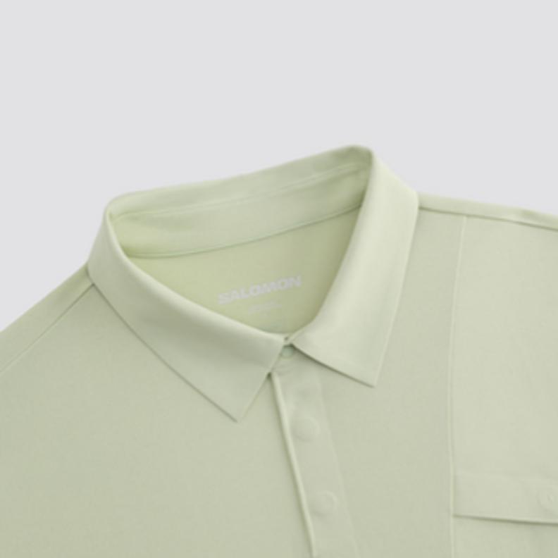 SALOMON Lightweight Breathable Polo Shirt Men Tops LC3088600