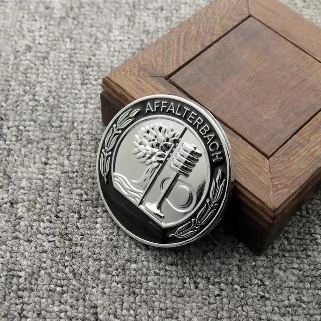 C200 E200 Für Mercedes Benz Auto Tür Fenster Plakette Für AMG Motorhauben Aufkleber 65mm AFFALTERBACH AMG Emblem Aufkleber für Mercedes Benz