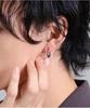 LION HEART Earring (Single Earring) [Limited Edition] “LH-1” Line Hoop Earring / Surgical Stainless Steel (Hypoallergenic) [LION HEART]