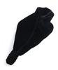 VINGTAINE Velour Black Turban Cross Hair Hairband, Hairband, Wide, Voluminous, Accessory, HB-96