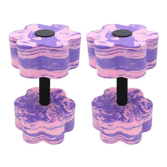 1/2Pcs Water Aerobic Dumbbells Set High-Density EVA Foam Fitness Barbells Lightweight Pool Weights Dumbbells