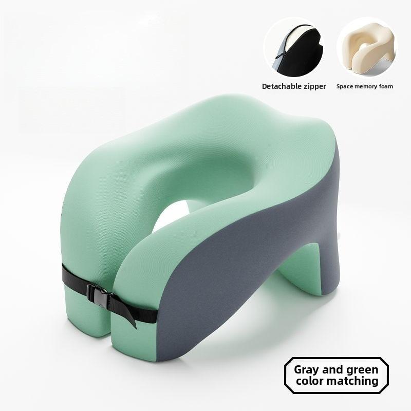1pc Memory Foam U-shaped Pillow, Travel Neck Pillow, Sleeping Pillow, Neck Pillow, Portable Cervical Neck Support Pillow