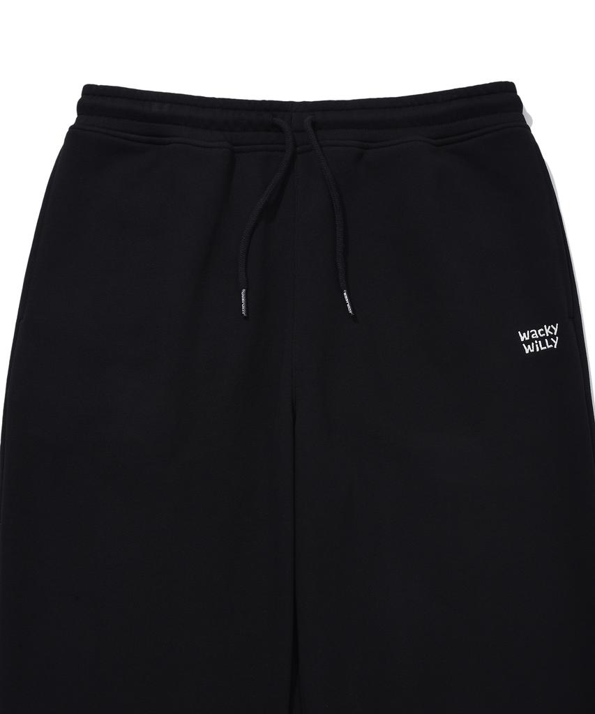 Wacky Willy Signature Sweat Jogger Pants Black