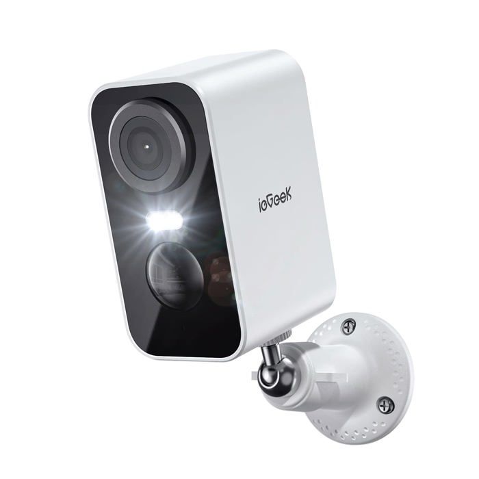 Caméra de surveillance - ieGeek - ZS-GX3S - 2K - Vision nocturne couleur - Étanche IP65