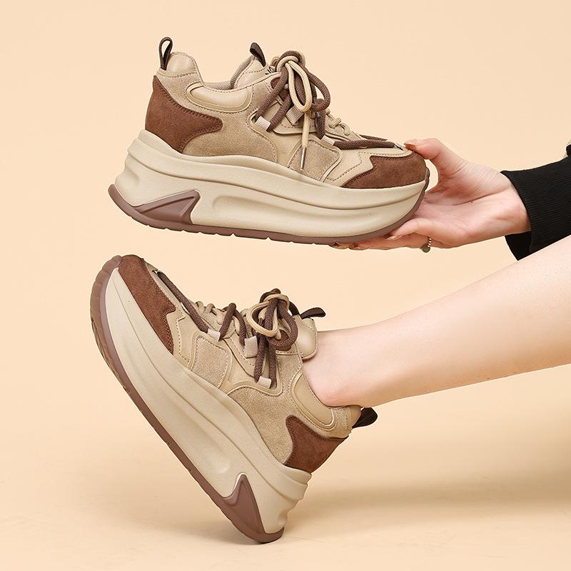 Spring Personalized Dad Shoes Women'S Inner Height-Increasing Casual Shoes Children'S Shoes Versatile Platform Forrest Gump Shoes