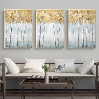 Arte murale astratta albero pittura su tela poster e stampe foresta immagini da parete per soggiorno decorazione casa