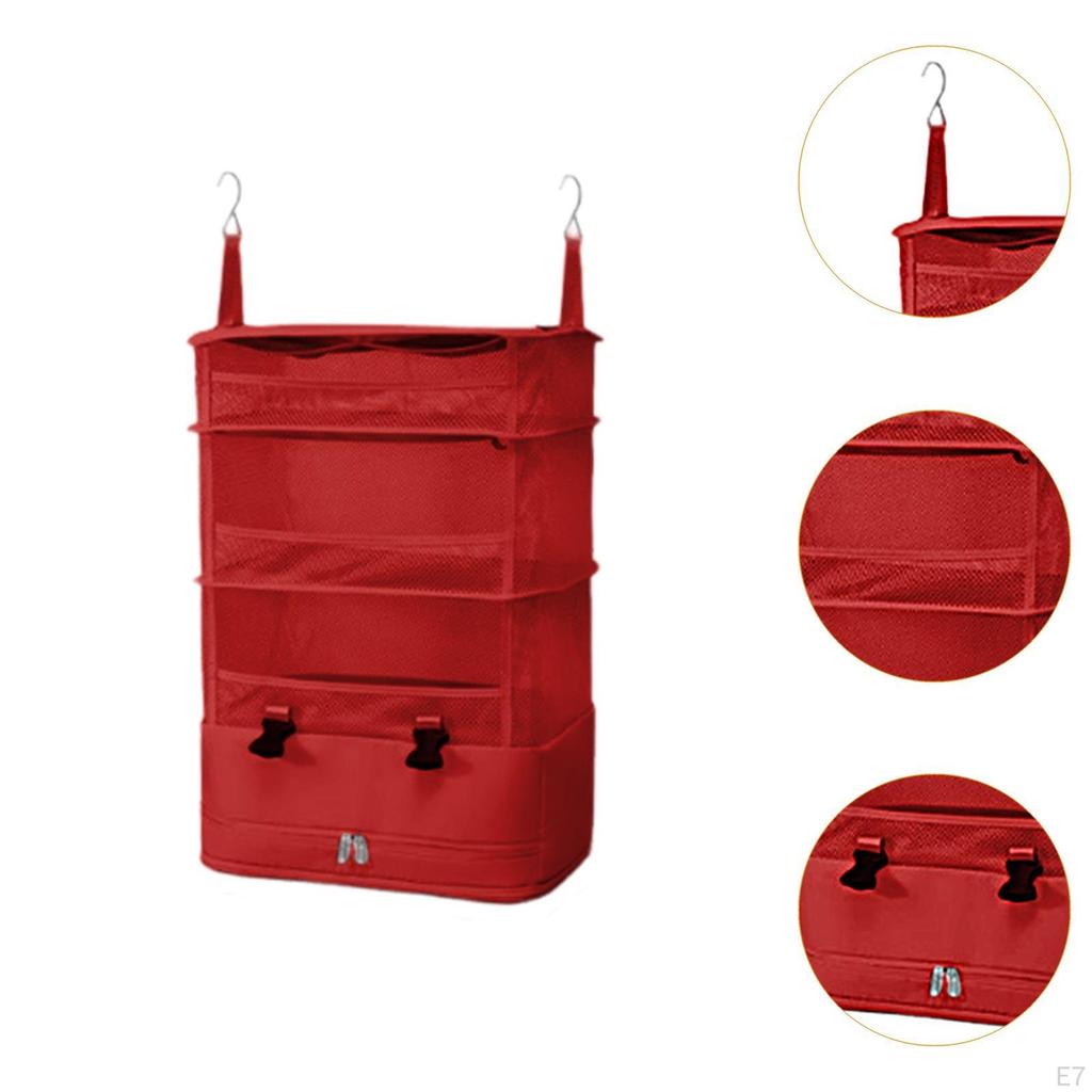 Hanging Travel Shelves Bag Clothes Storage Foldable Compression Casual Packing Cube Luggage