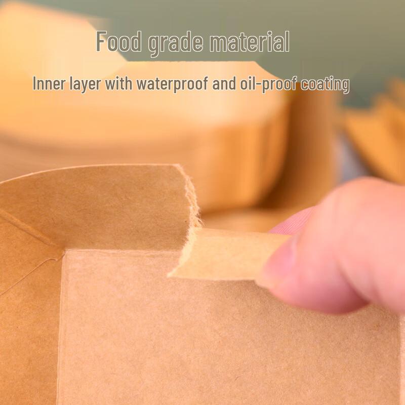 Disposable Kraft Paper Food Trays