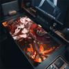 Extended Anime Kawaii Hu Tao Mousepad Non-slip Rubber Gaming Genshin Impact Mouse Pad Keyboard Professional Rugs Computer Carpet