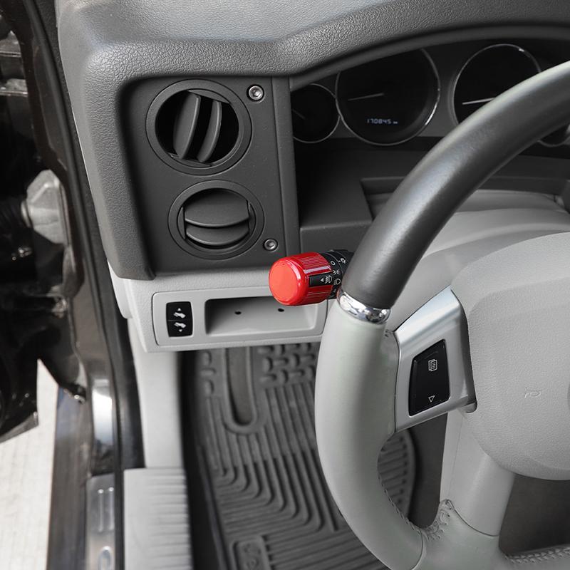 Naklejka dekoracyjna na przełącznik wycieraczek reflektorów pasuje do Dodge Nitro 2007-2012, Jeep Liberty, Jeep Grand Commander, akcesoria wewnętrzne