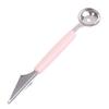 2 In1 Stainless Steel Carving Knife Fruit Ice Cream Baller Scoop Stacks Spoon