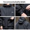 JEEP Men's Casual Hooded Windbreaker Jacket