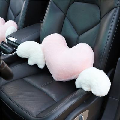 Love Car Headrest Plush Love Neck Pillow Heart-Shaped Plush for Your Car Seat