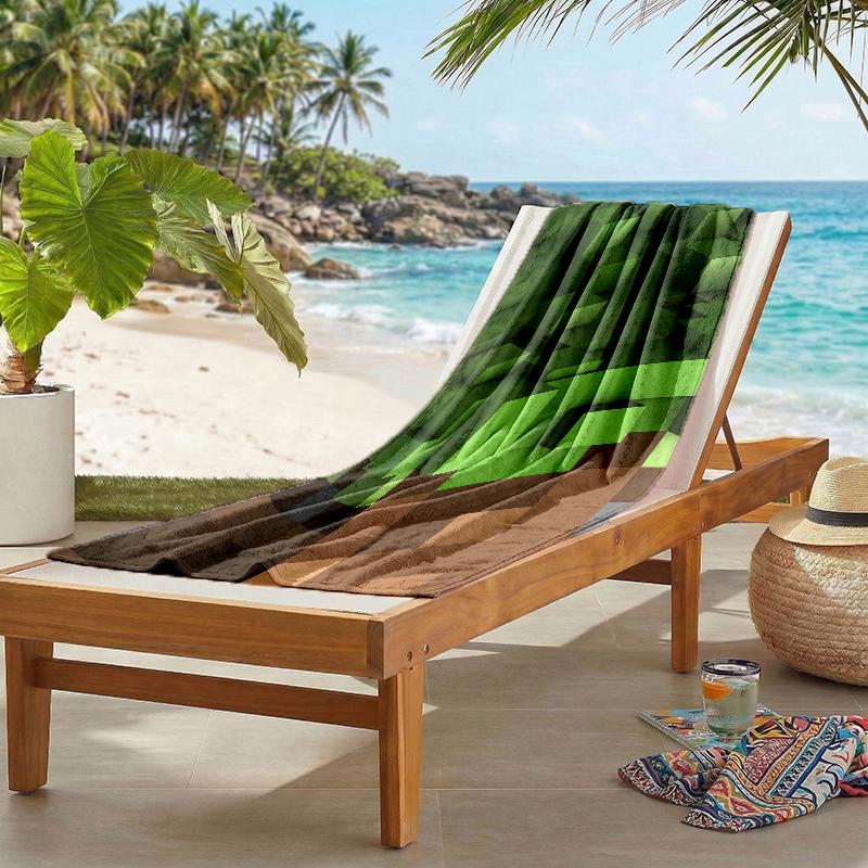 Pixel Game Fashion Beach Towel: Ideal for Summer Adventures Soft, absorbent and quick drying suitable for swimming and bathing