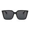 Burberry Logo Lettering Square Sunglasses Unisex Couple Black