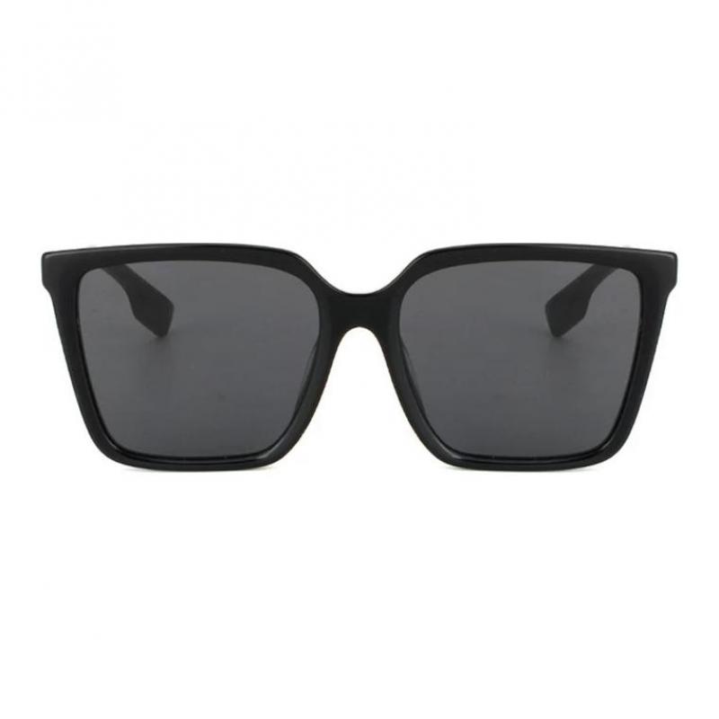 Burberry Logo Lettering Square Sunglasses Unisex Couple Black