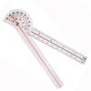 YJRUNFU Rotating Protractor Goniometer Angle Professional Plastic 180 Degree Measuring Portable Orthopedic Angle Ruler for Joint Range of Motion and