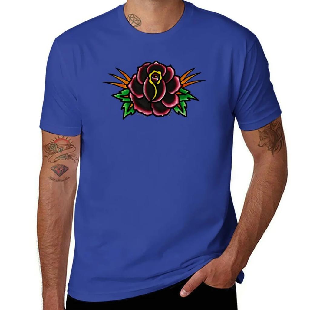 Dark Rose  Art By Kev G TShirt vintage graphic tee cute tops customs custom shirt sweat shirts men