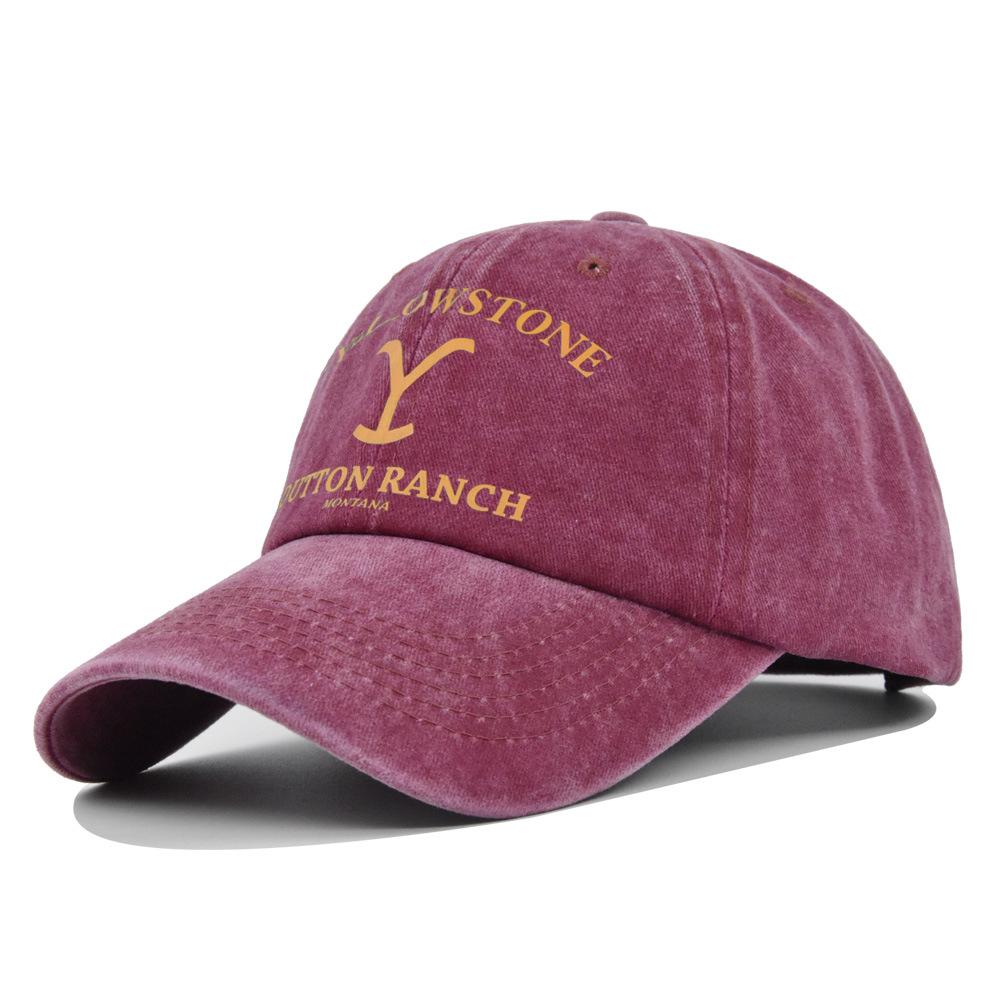Baseball Cap Snapback Hat YELLOWSTONE Sun Hat Spring Autumn Baseball Cap Sport Cap Fitted Cap Hats For Men Women
