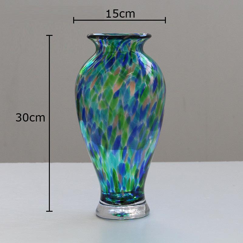 

Creative Modern Painted Glass Vase Table Decoration Flower Arrangement Hydroponics Flower Pots Floral Vases Room Aesthetic Decor