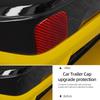 Für Ford Mustang GT 2025 2025 Kohlefaser Anhängerkupplungsabdeckung Verkleidungsaufkleber Tuning Dekoration Auto Außenkarosserie Zubehör