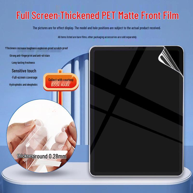 Paper-like PET Film for Writing & Drawing: Full Coverage for Vivo Pad6 Pro/5E and iQOO Pad5 Pro