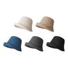 Anti UV Bucket Cap Linen Fedora Hat Casual Fisherman Hat  Outdoor Sports