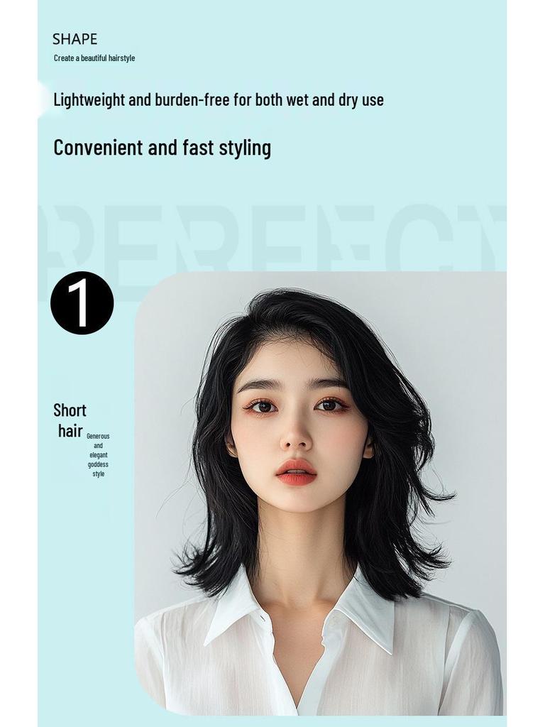 Negative Ion Wireless Hair-Smoothing Comb: Portable, Hair-Friendly Styling Tool.