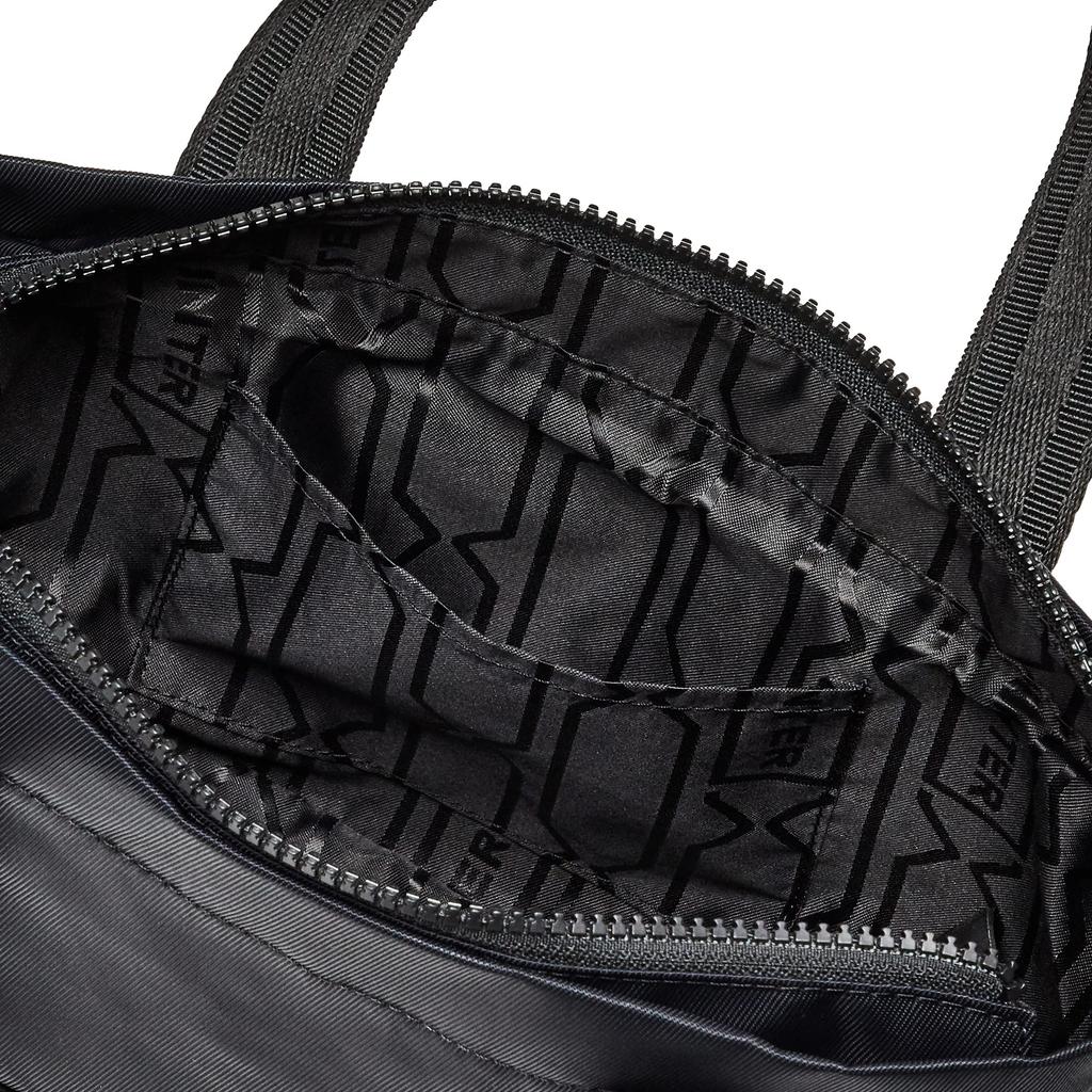Hunter Damen Mini-Tote-Tasche mit oberem Griff aus Nylon, Schwarz, Größe S (UBS1203KBM)