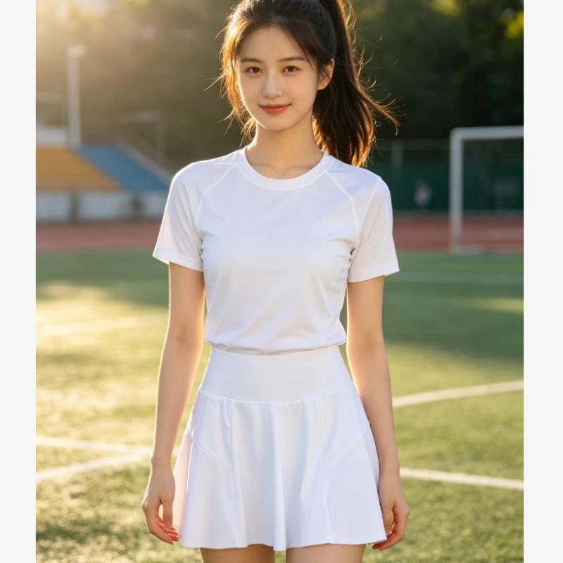 Women's Tennis Skirt with Shorts - Summer Sports Running & Badminton Training DQ702