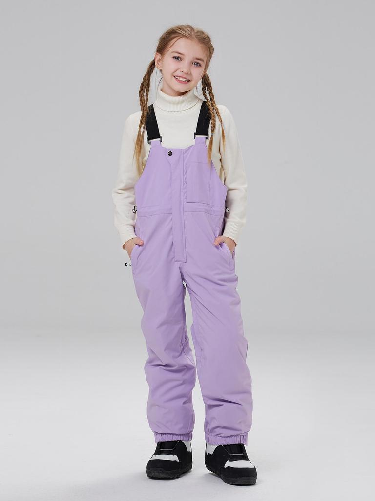 Kids' Ski & Snowboard Overalls: Windproof, Warm, Thickened Pants for Boys & Girls