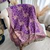 Luxus Winter Paisley Schal Damen Kopftuch Wickeltuch Warme Herbstschals Design Druck Damen Foulard Baumwollstolen Schal
