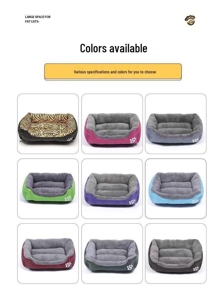 Pet Cushion & Bed - Winter Warmth for Cats & Dogs