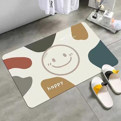 Toilet, Bathroom, Absorbent Floor Mat, Diatom Mud, Toilet Entry Door Mat, Toilet, Non-slip Foot Mat At Home Door