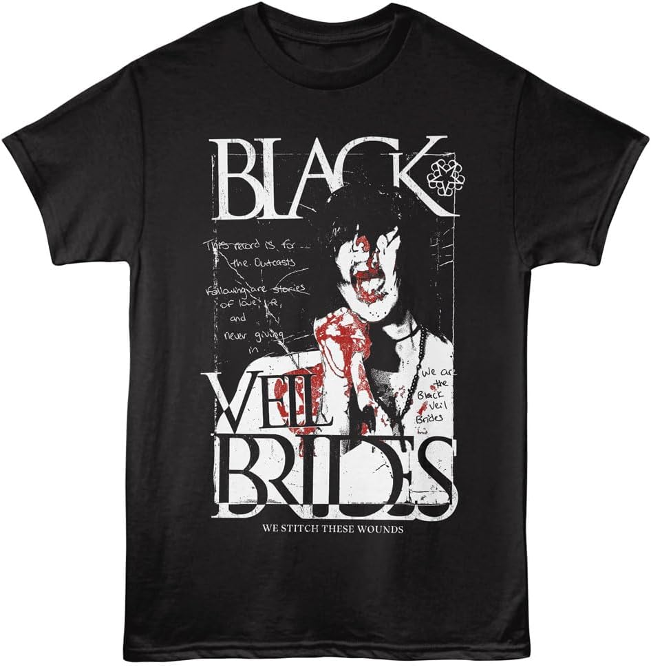 Black Veil Brides We Stitch These Wounds Graphic Print T-shirt