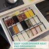 2/4/8PPieces Kitchen Spice Drawer Organizer Adjustable Spice Rack For Spice Jars Seasoning Bottles Outdoor Tableware