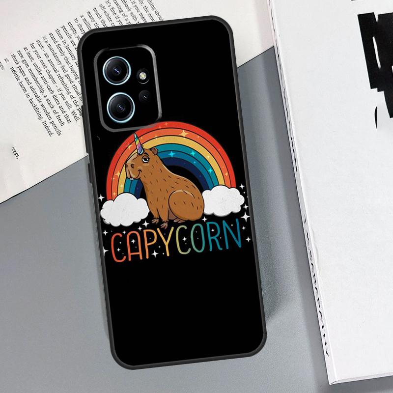 Cartoon Capybara Case For Xiaomi Redmi Note 14 Pro 9 10 11 12 13 Pro Cover For Redmi 15 13C 12C 10C 14C 15C