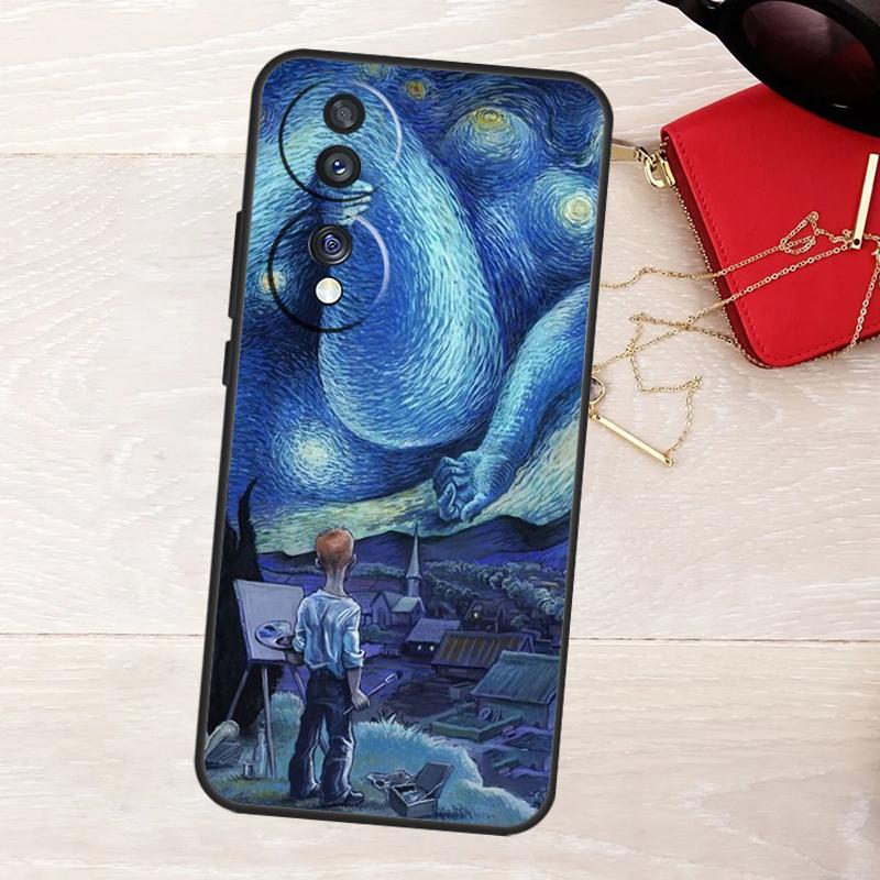 Van Gogh Starry Night Case For Honor Magic 8 7 5 6 Pro X9a X9b X9c X9d X8c X8b Win RT 50 70 90 200 400 Lite Cover