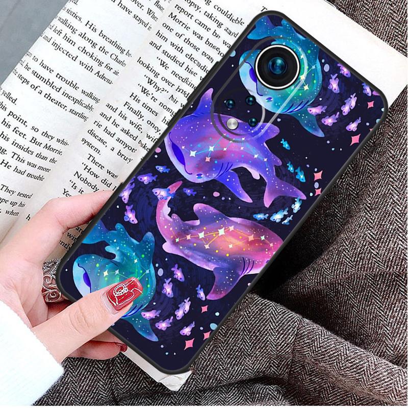 Sea Whale Narwhals Case For Honor Magic 8 6 7 Lite Honor 400 200 Pro 50 70 90 X8c X8b X9a X9c X9b X9d Win Cover