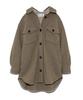 Snidel Wool Shirt Jacket SWFJ194161 GRN Size 1 To Japanese Size Women's (equivalent 9)