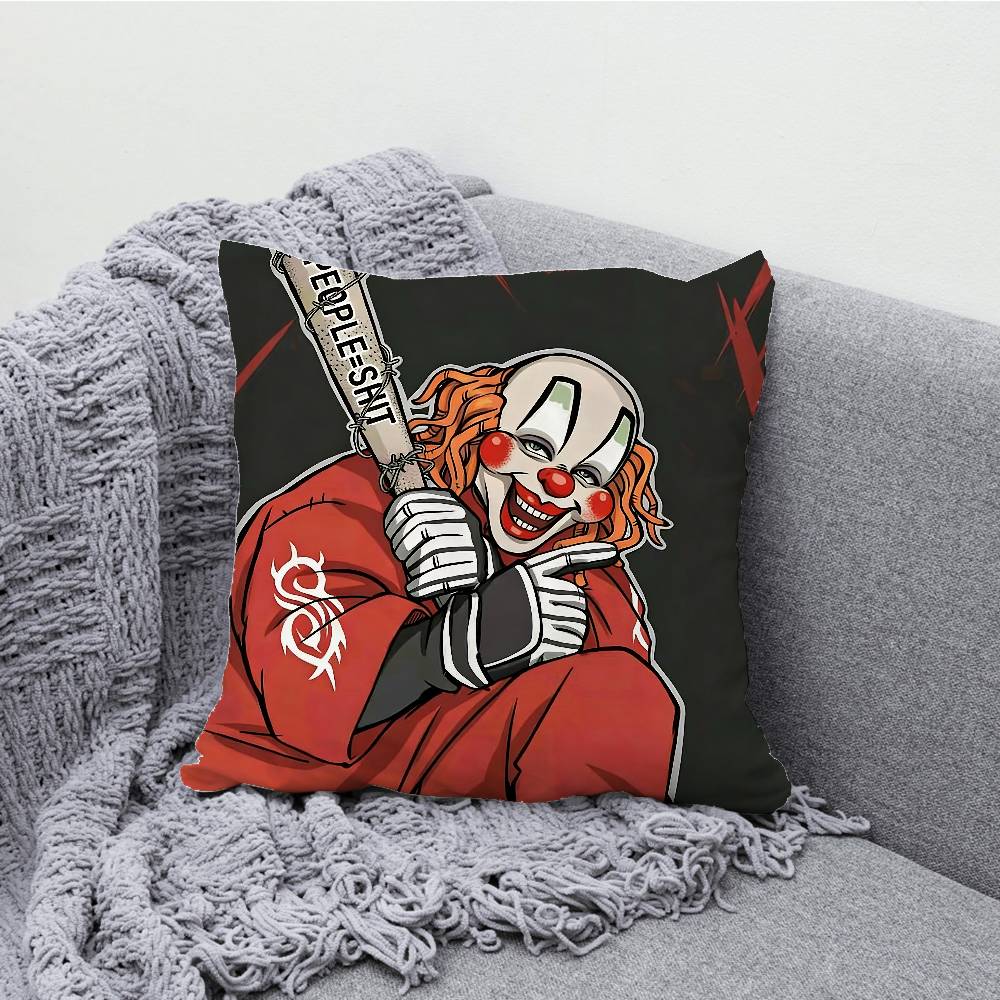 S-Slipk-notS Chibi Pillow Case For Sofa Decor Car Office Room Printing Cushion Cover Decorations and Protector