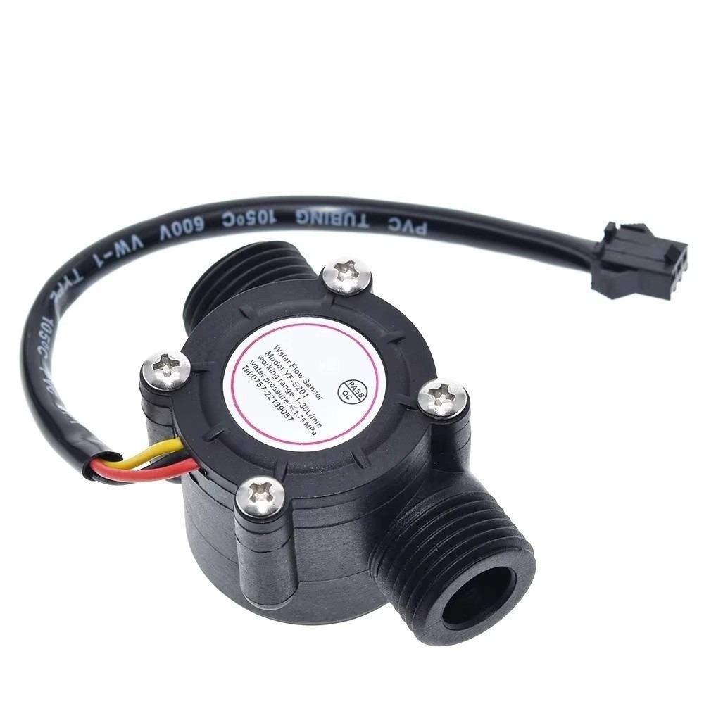 12V DC Power Supply Water Flow Sensor 1-30L/min Flow Range Flowmeter Sensor Irrigation Equipment
