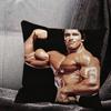 Arnold Schwarzenegger Bodybuilding Muscle Man Fitness Square Pillow Bedroom Sofa Leisure Comfort Cushion Home Decoration