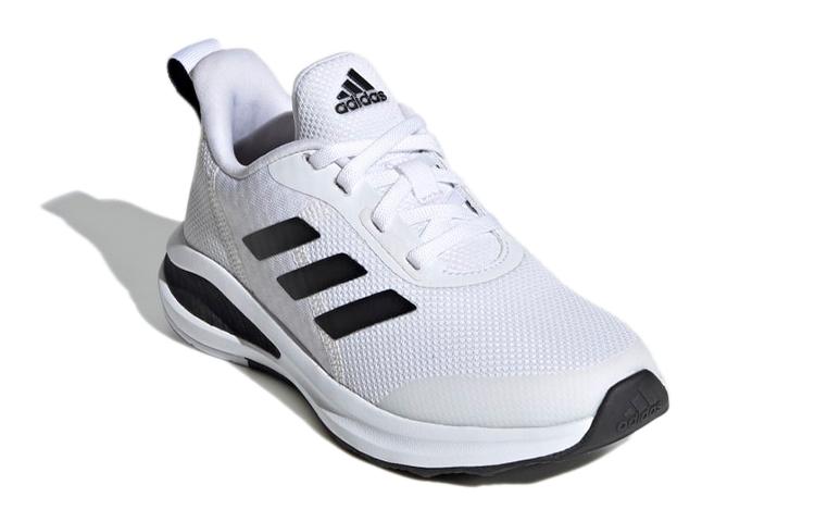 Adidas Fortarun Breathable Low top Kids' Running Shoes White Black Kids' FW2576