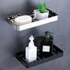 1PC Stainless Steel Bathroom Shelves Wall Mounted Drainage Design Soap Holder for Kitchen Bathroom Storage Rack Organizer Shelf