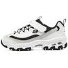 Skechers Synthetic Leather, Textile Kids Lifestyle Shoes White/Black Teenagers 403825L-WLGY