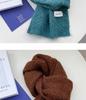 Women's Red Winter Knitted Scarf - New Year & Christmas Style Versatile Shawl & Neck Warmer